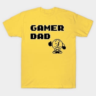 Gamer Dad Pac-Man Design T-Shirt